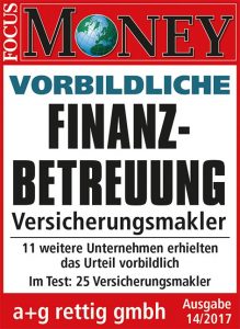 Auszeichnung FOCUS MONEY | rettig+partner versicherungsmakler | Rheda-Wiedenbrück