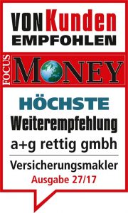 Weiterempfehlung FOCUS MONEY | rettig+partner versicherungsmakler | Rheda-Wiedenbrück